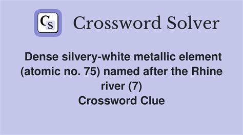 silvery white element crossw|A Light Malleable Silvery White Metallic Element Crossword.